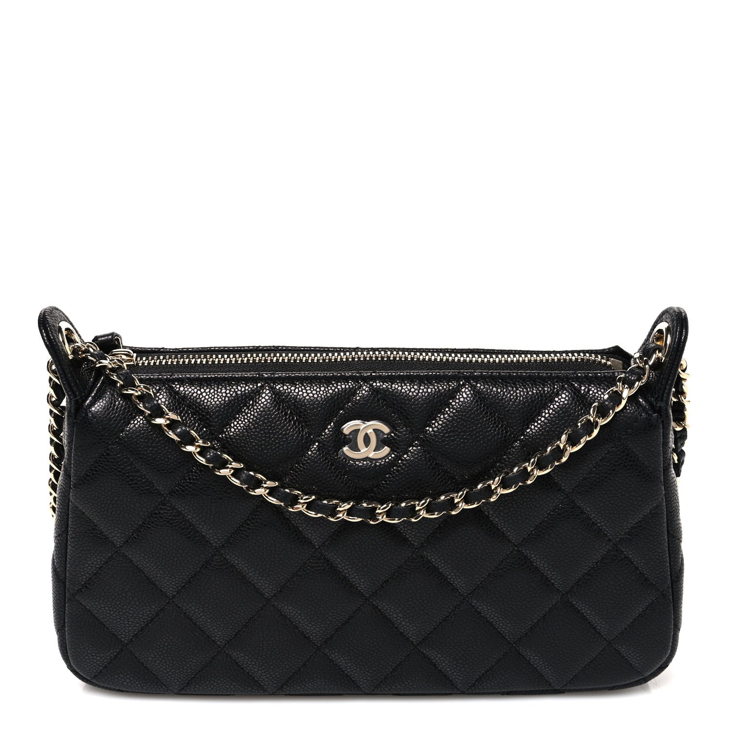 Chanel Caviar Quilted Purse With Chain Black 1 of 11