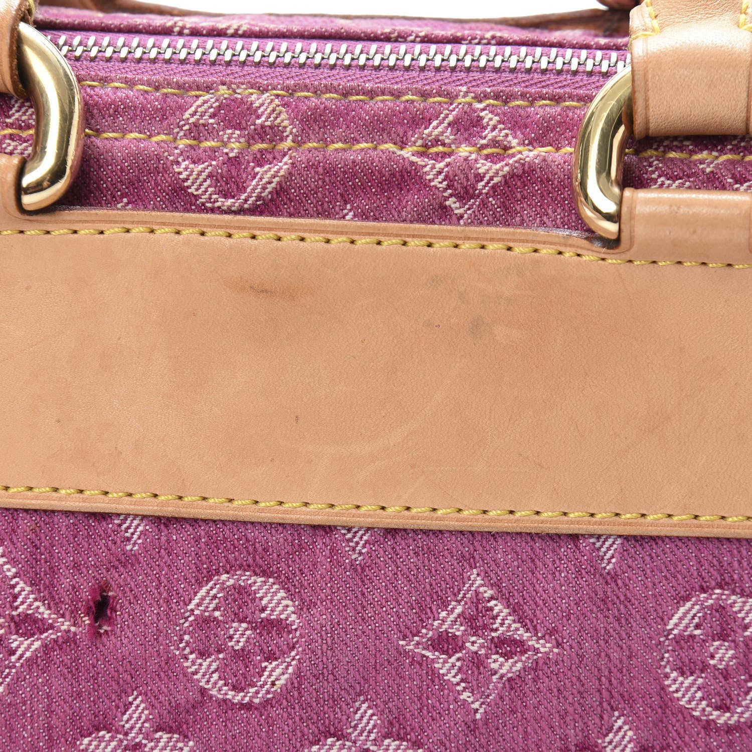 Louis Vuitton Monogram Denim Neo Speedy Fuchsia 17 of 21