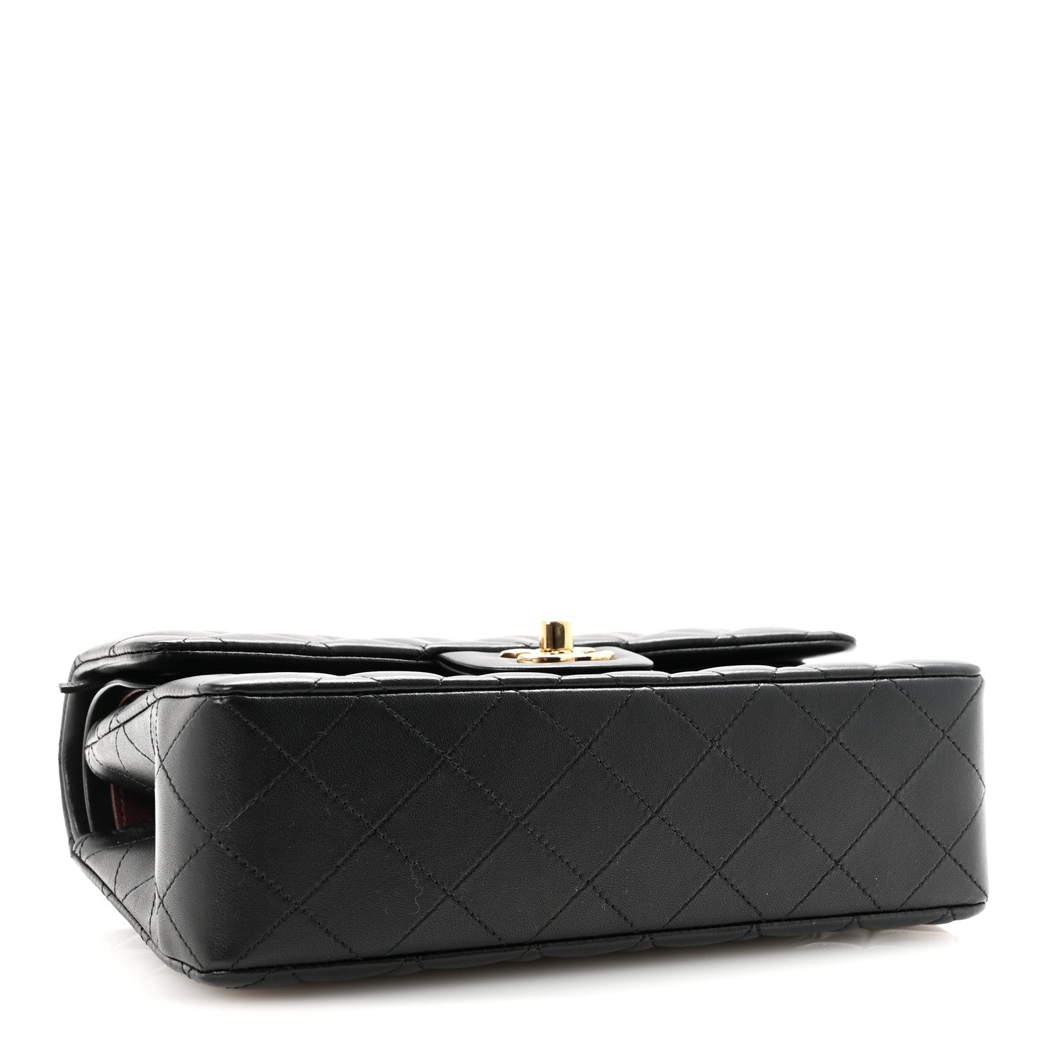 Chanel Lambskin Quilted Small Double Flap Black 4 of 11