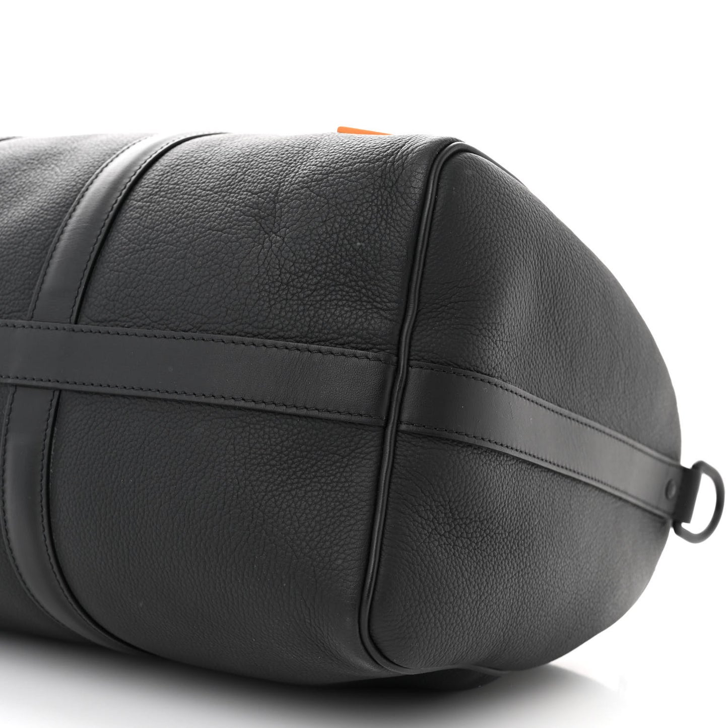 Calfskin Damier Distorted Keepall Bandouliere 40 Black