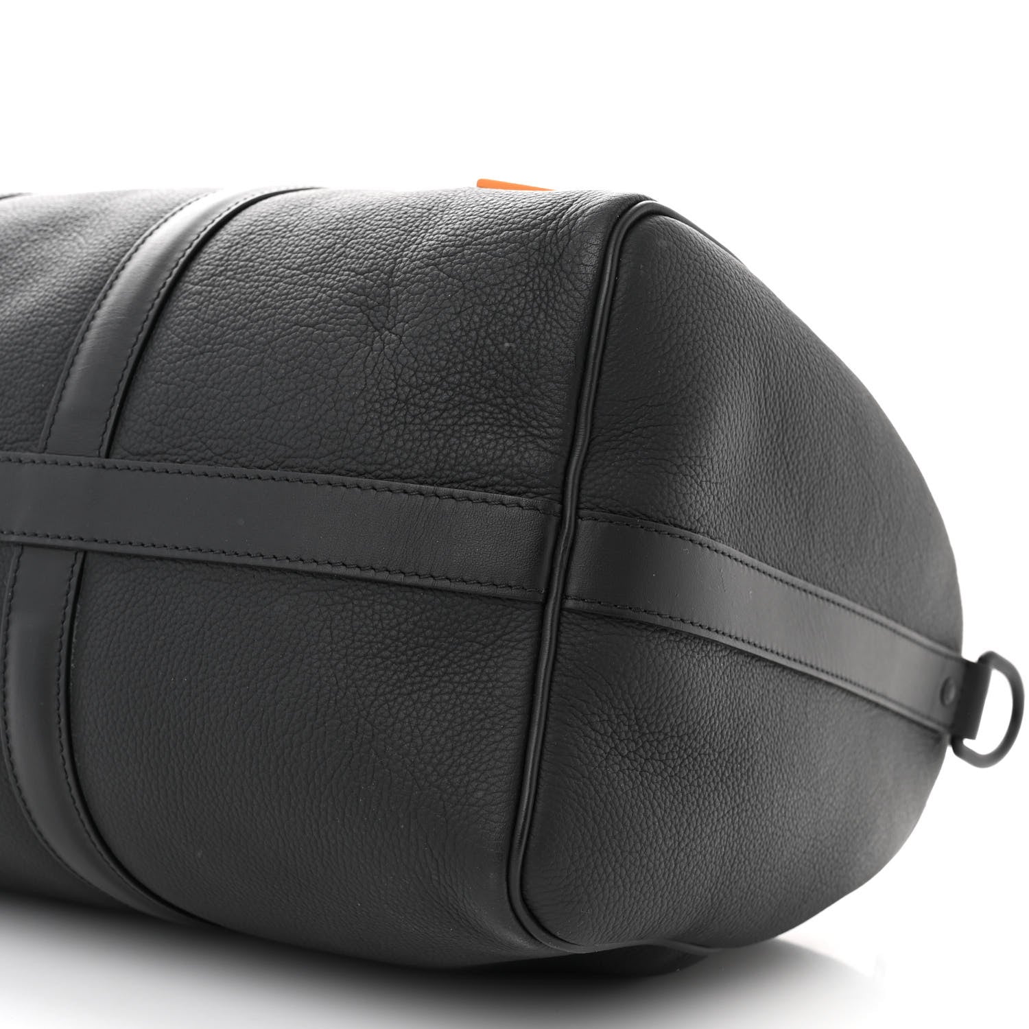 Louis Vuitton Calfskin Damier Distorted Keepall Bandouliere 40 Black 9 of 10