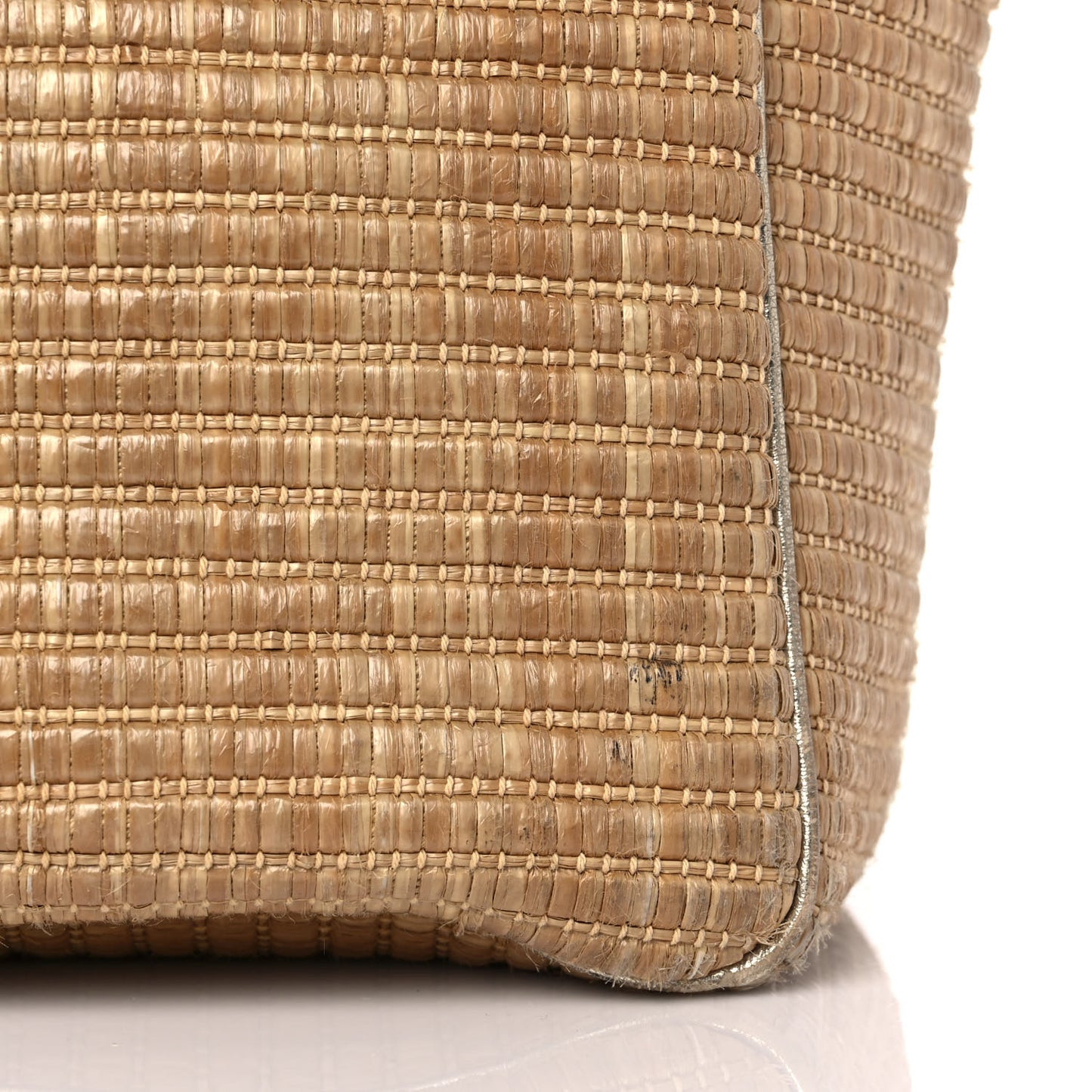 Natural Straw Large Positano Tote
