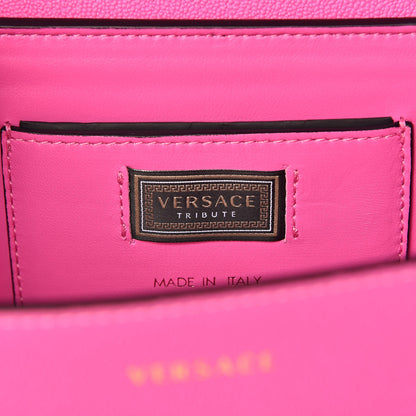 Versace Calfskin Technicolor Baroque Print Medium Icon Chain Bag 6 of 12