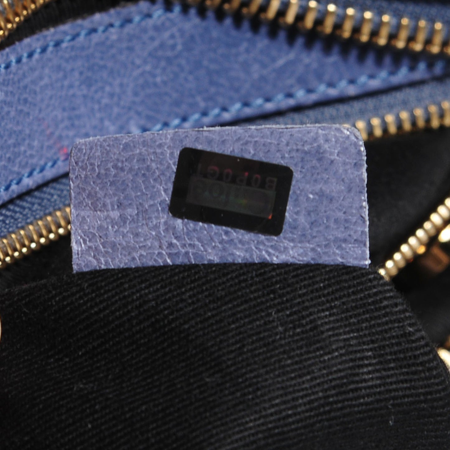 Calfskin Medium Ethel Satchel Blue