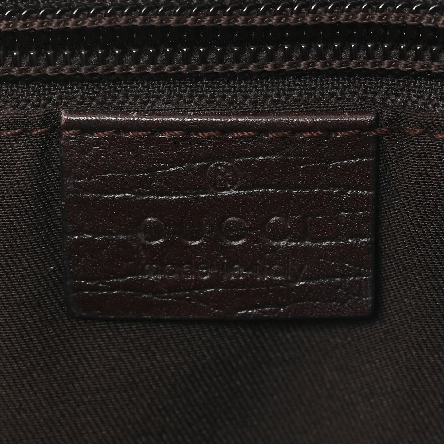 GG Plus Monogram Small Vertical Tote Dark Brown