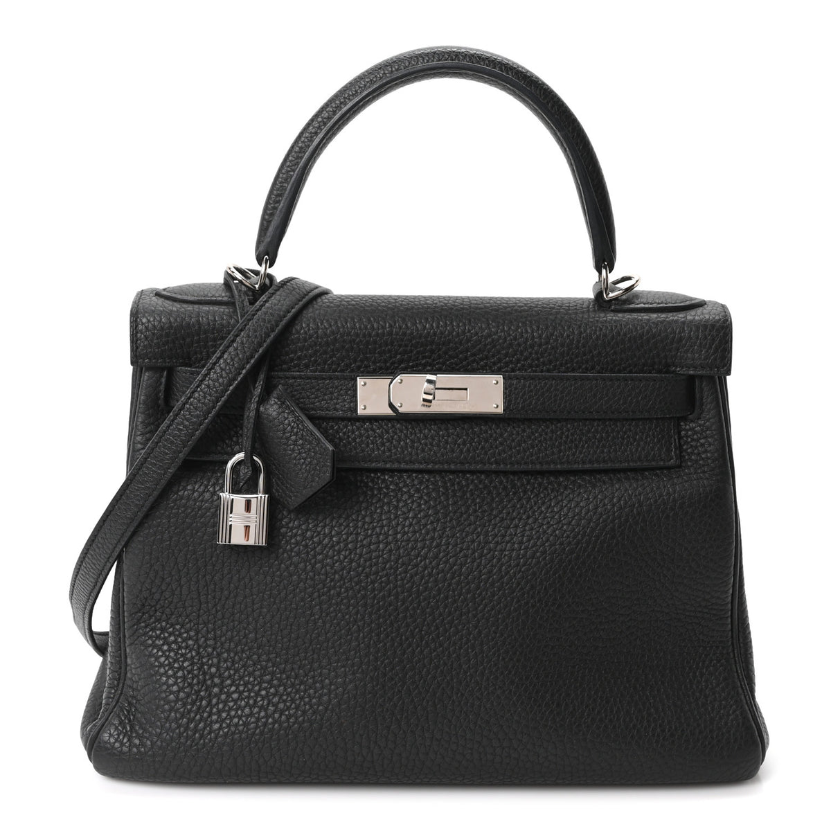 Hermes Togo Kelly Retourne 28 Black 1 of 10
