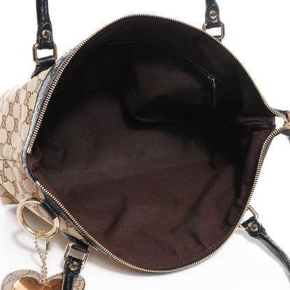 Gucci Monogram Medium Sukey Top Handle Brown 4 of 7