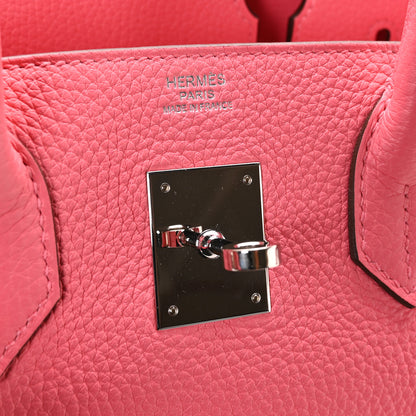 Hermes Togo Birkin 30 Rose Azalee 6 of 11