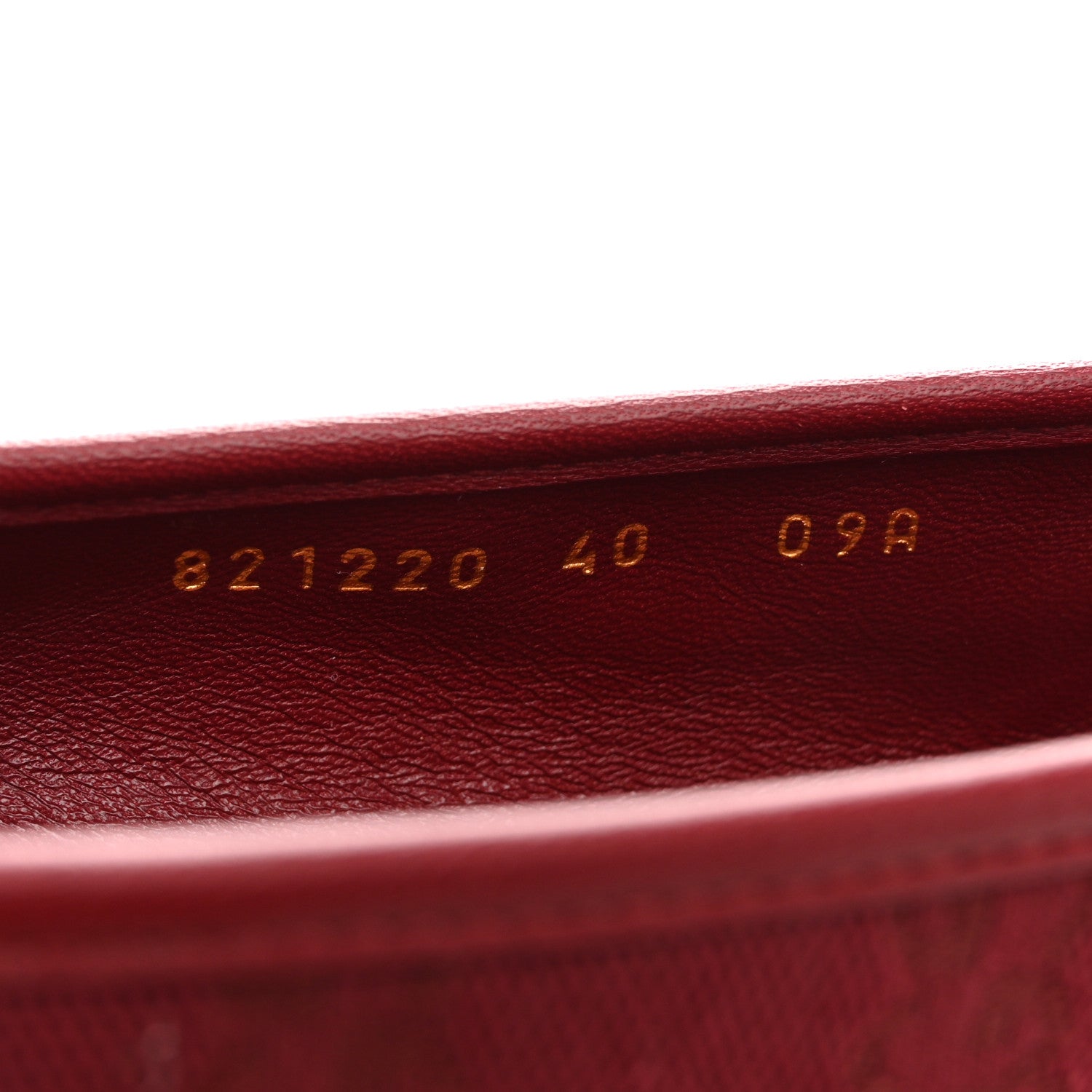 Gucci GG Monogram Horsebit Ballet Flats 40 Rosso Ancora 9 of 9
