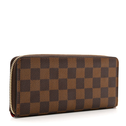 Louis Vuitton Damier Ebene Clemence Wallet Cherry 3 of 6
