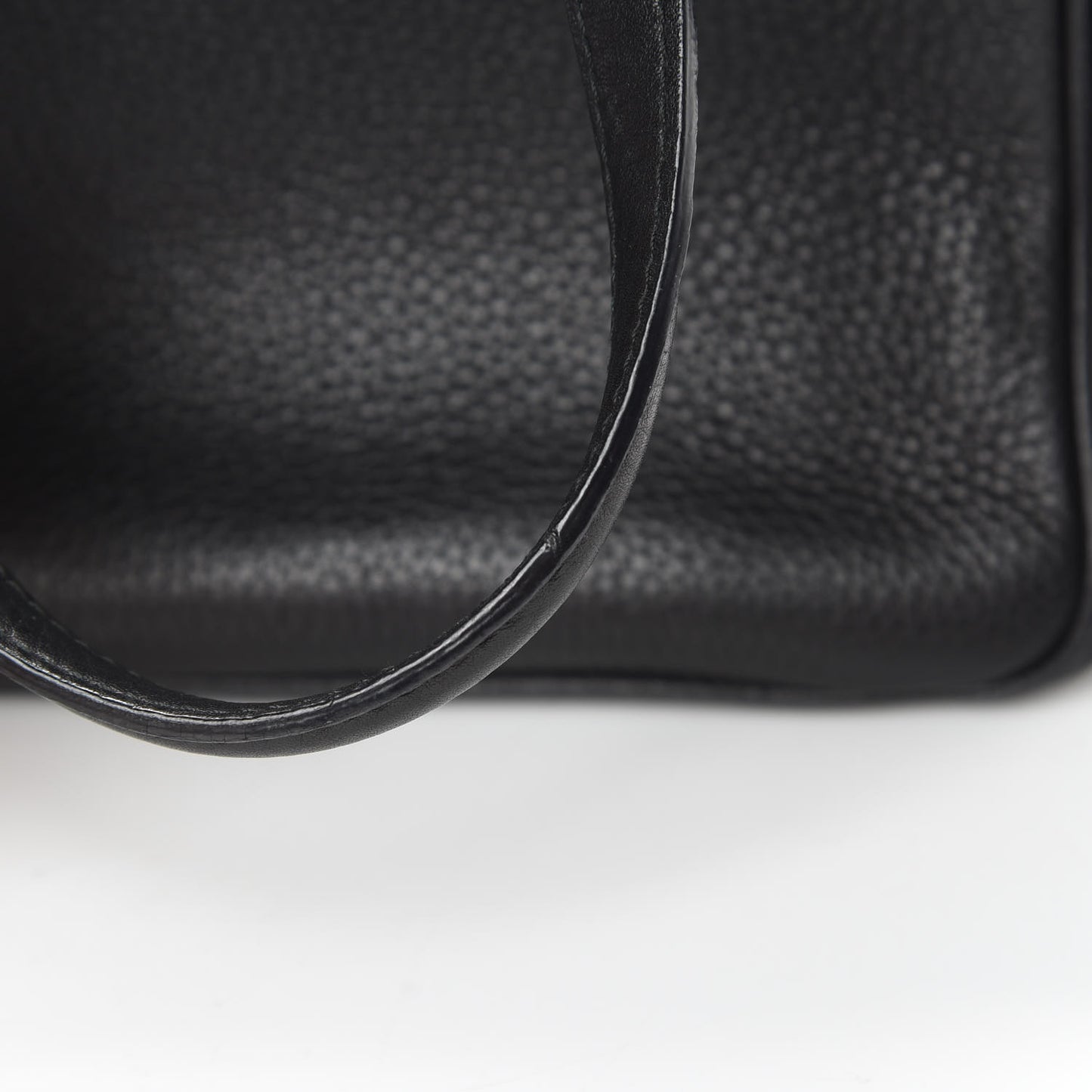 Pebbled Calfskin Small 1973 Top Handle Satchel Black