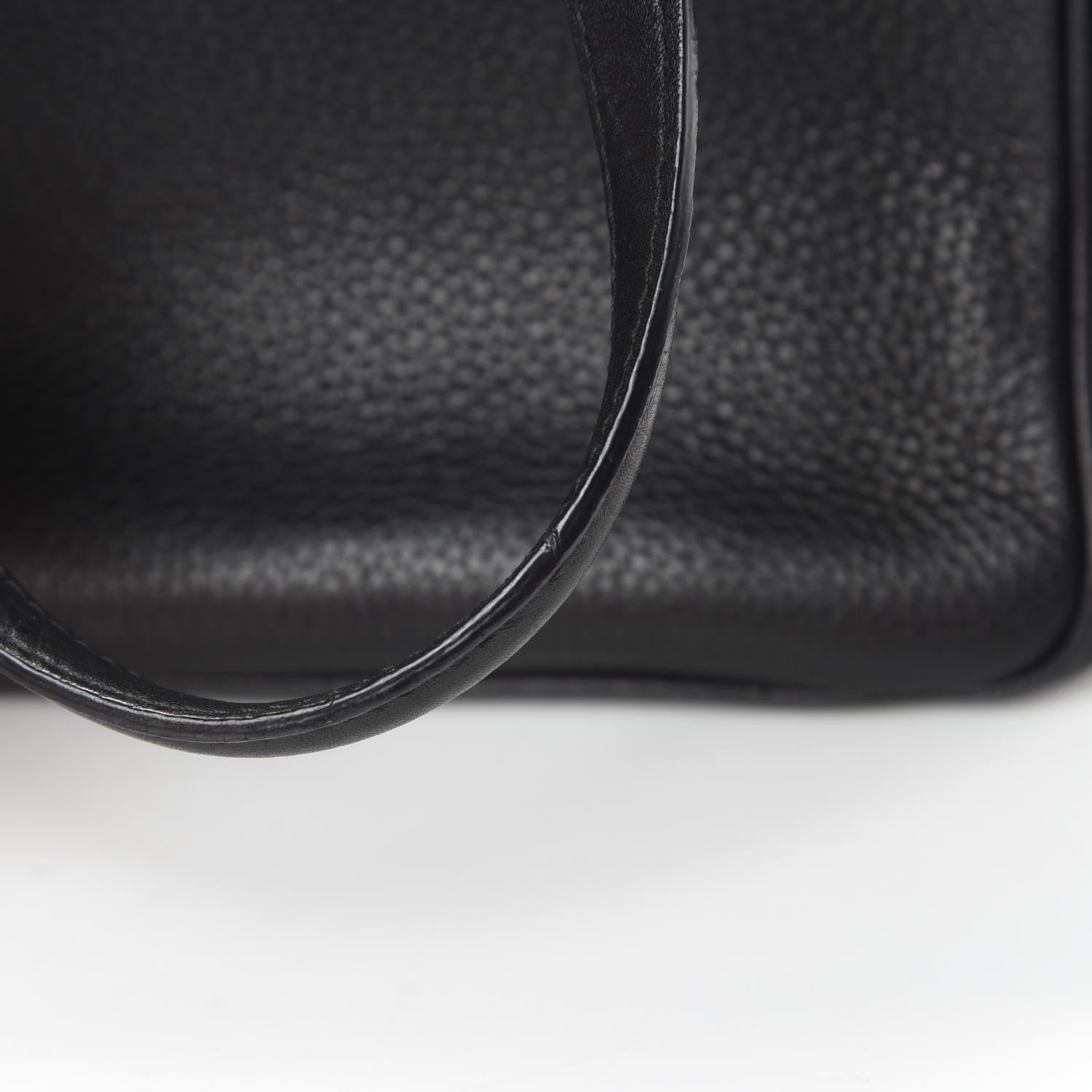 Gucci Pebbled Calfskin Small 1973 Top Handle Satchel Black 11 of 15