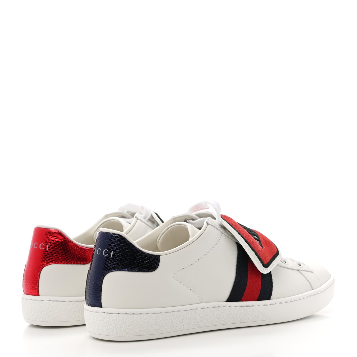 Calfskin Ayers Blind For Love Embroidered Womens Ace Sneakers 37.5 White