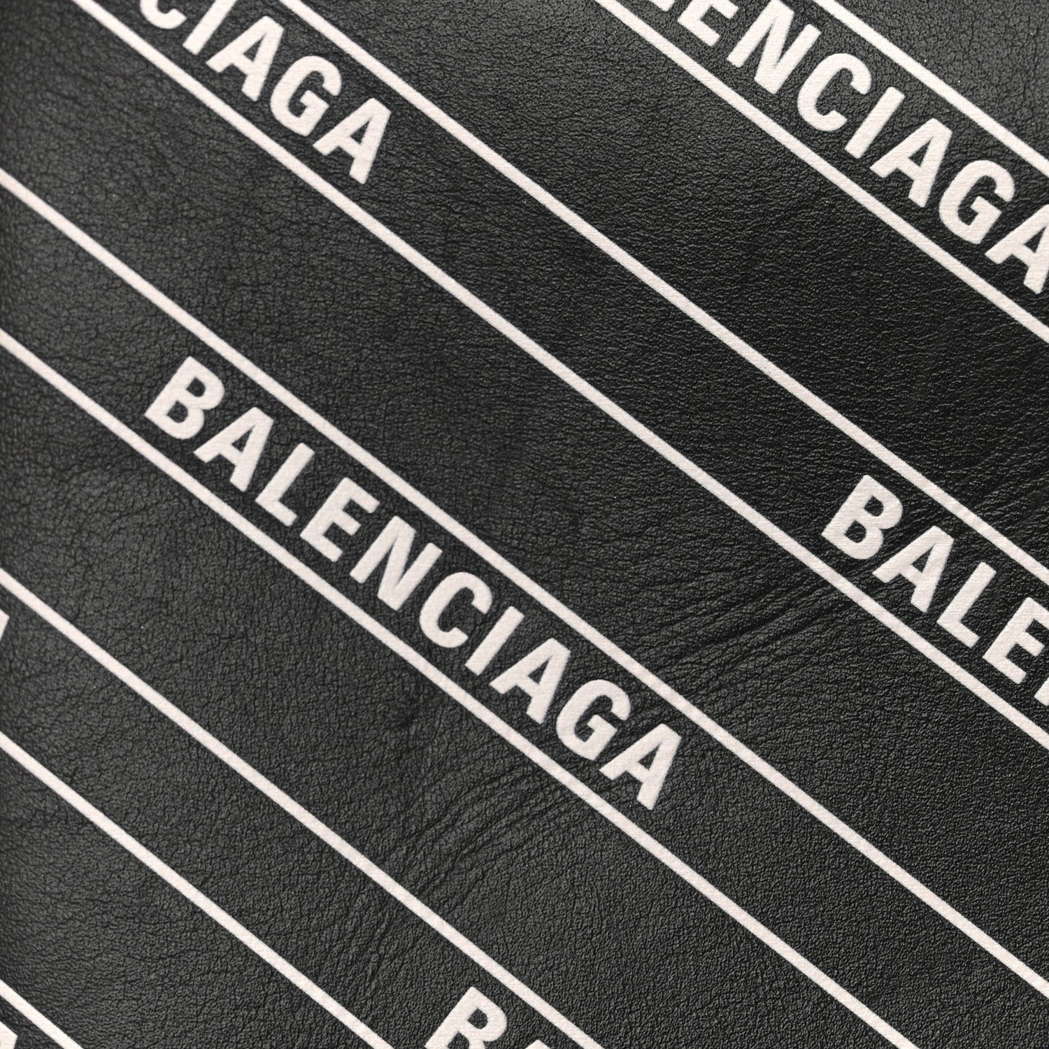 Balenciaga Calfskin All Over Logo Flap S Bag Black 14 of 19