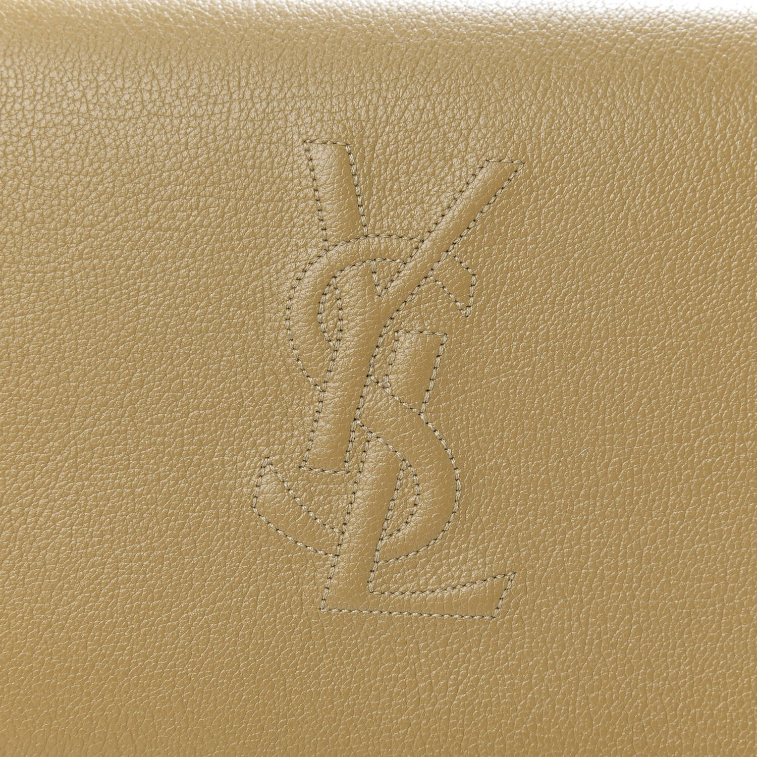 Saint Laurent Calfskin Belle de Jour Chain Clutch Beige 8 of 11
