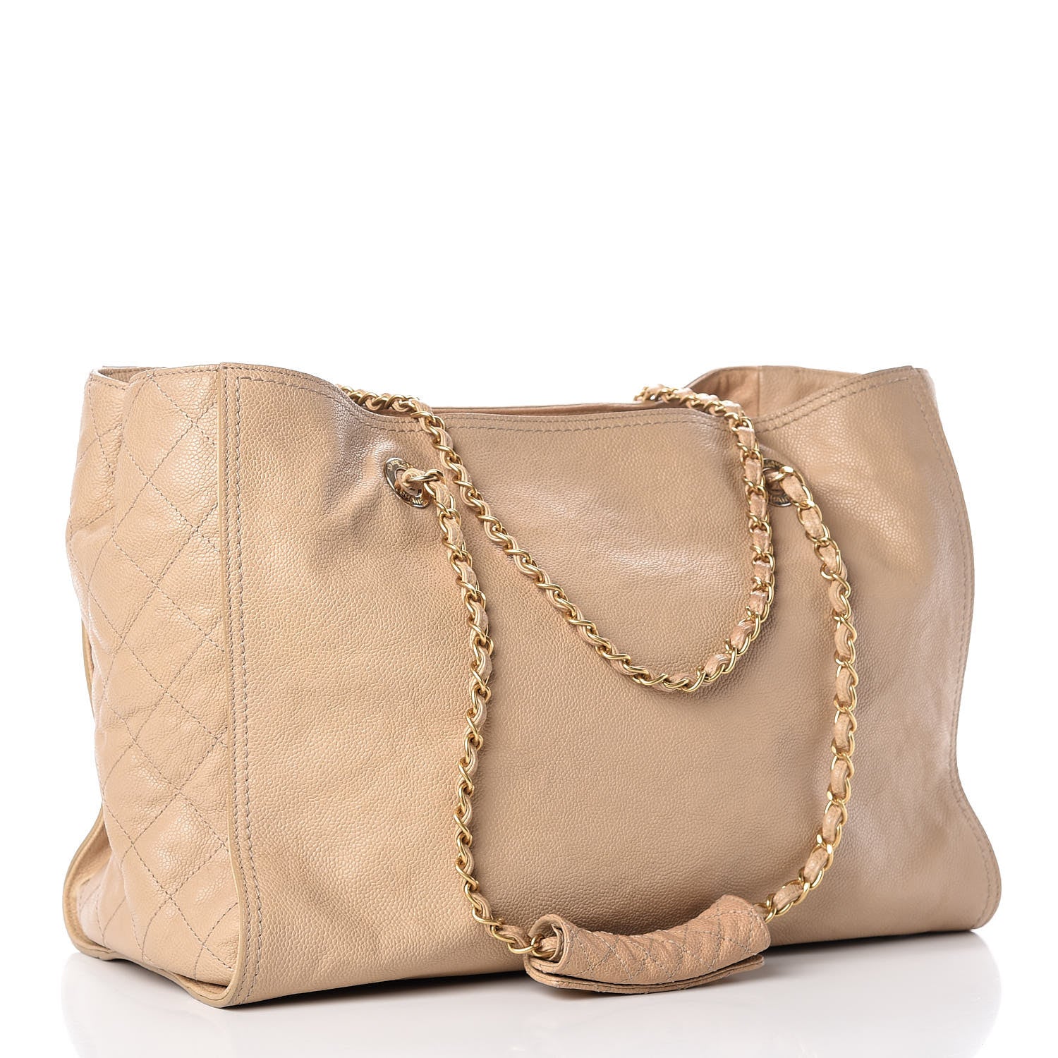 Chanel Caviar Large Edy Reissue Tote Beige 3 of 10