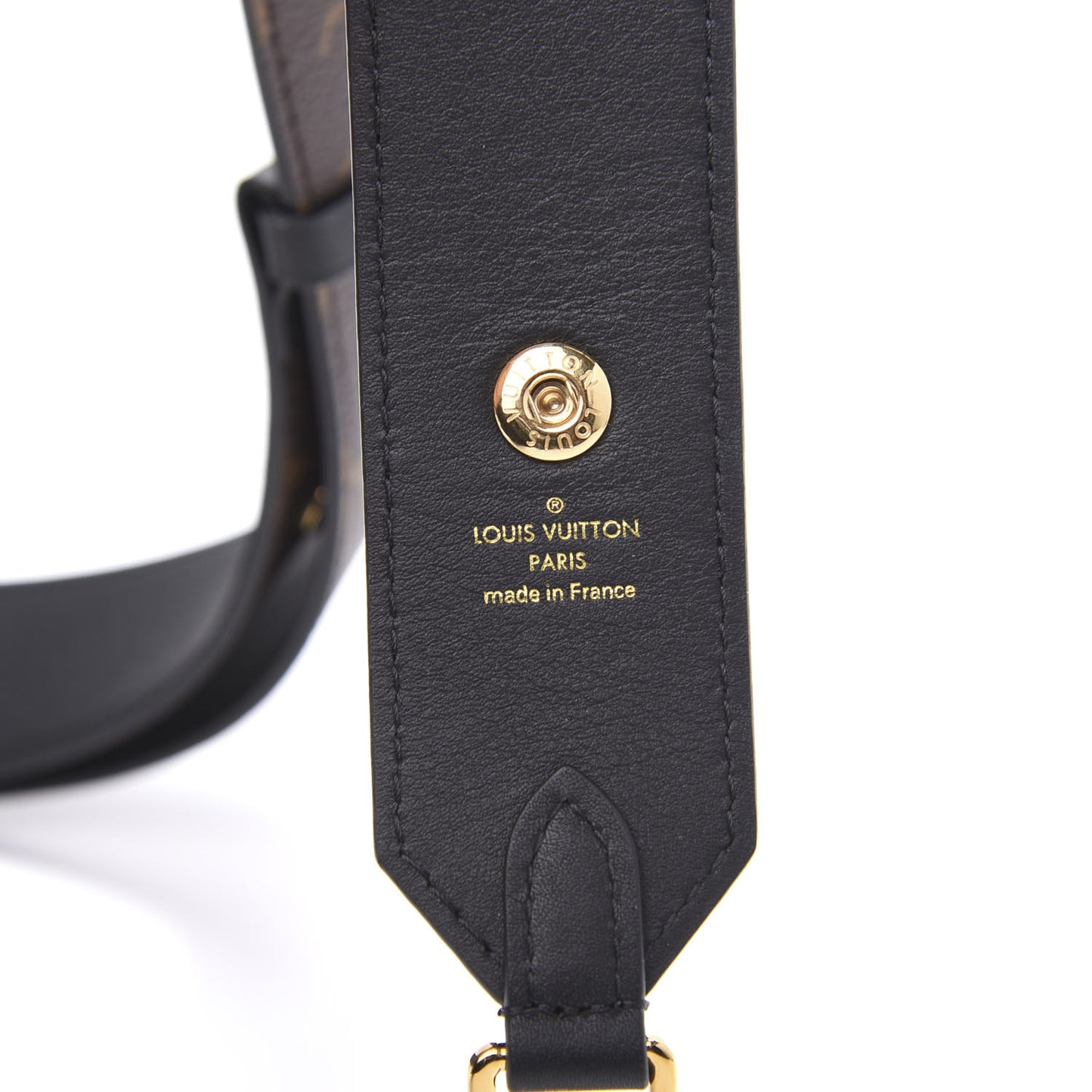 Monogram Bandouliere Shoulder Strap Black