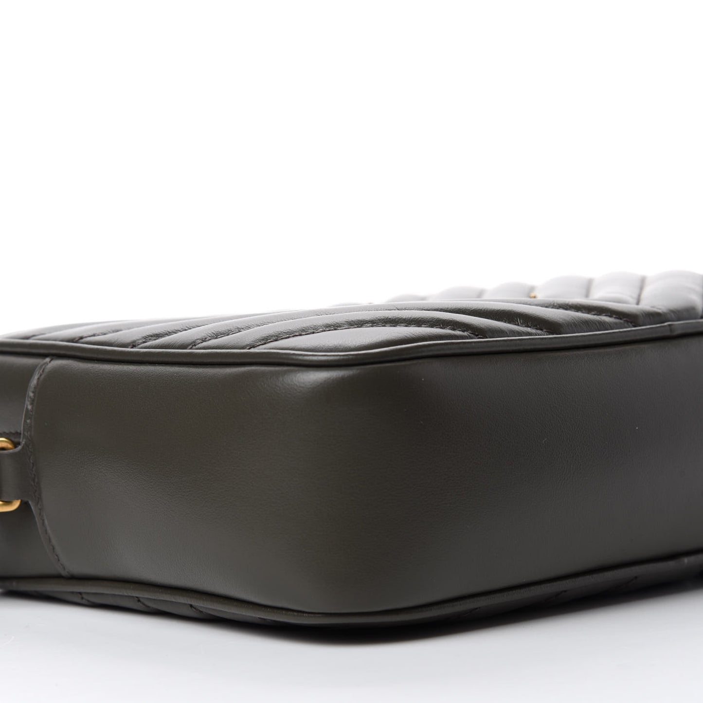 Calfskin Matelasse Monogram Lou Camera Bag Green