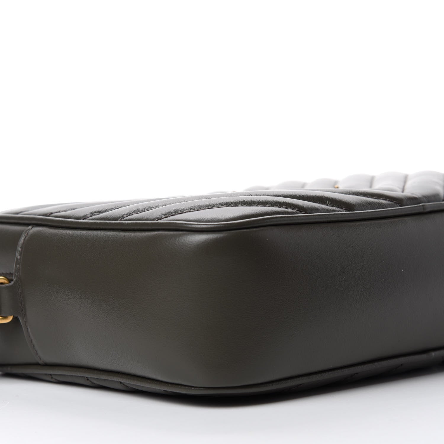Saint Laurent Calfskin Matelasse Monogram Lou Camera Bag Green 6 of 11