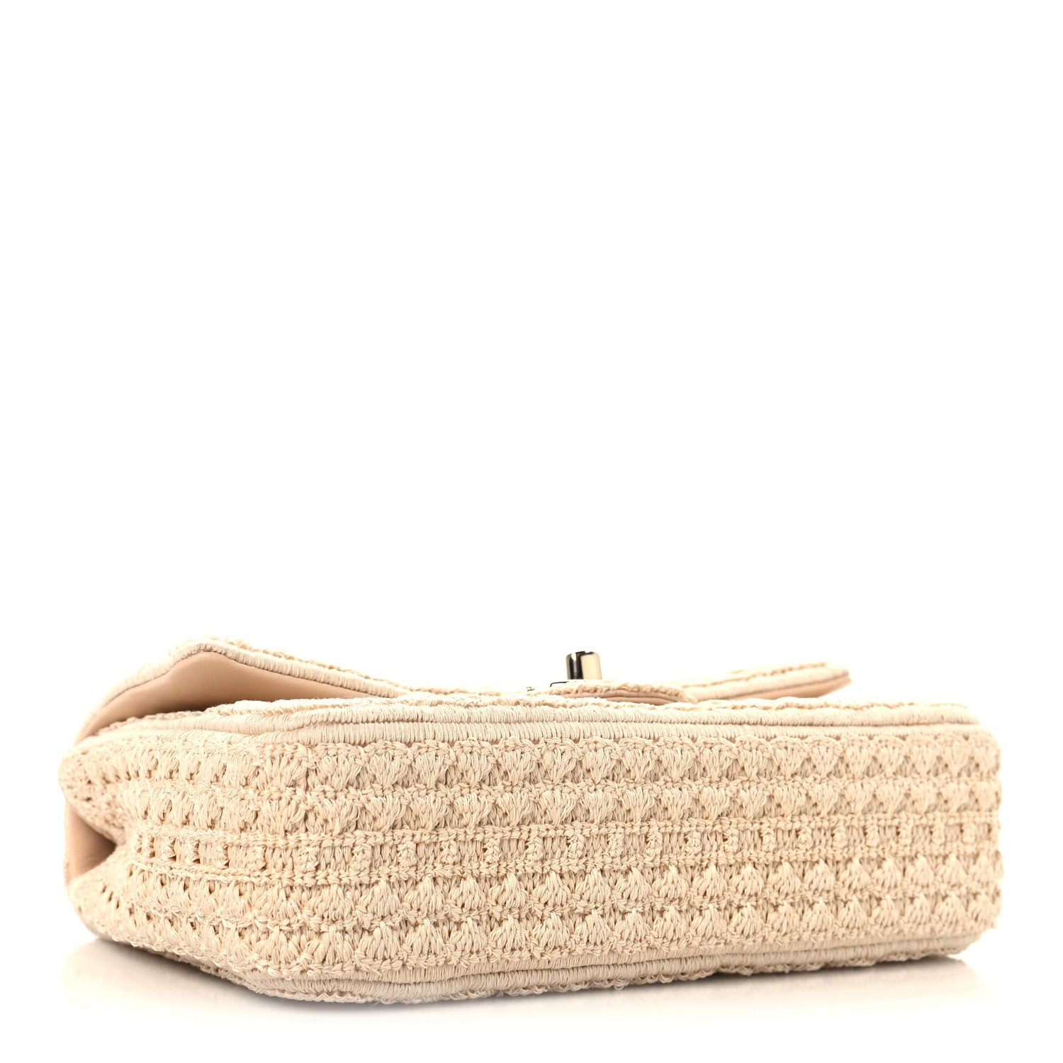 Chanel Crochet Embroidered Mini Rectangular Flap Beige 4 of 11