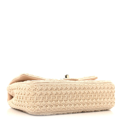 Chanel Crochet Embroidered Mini Rectangular Flap Beige 4 of 11