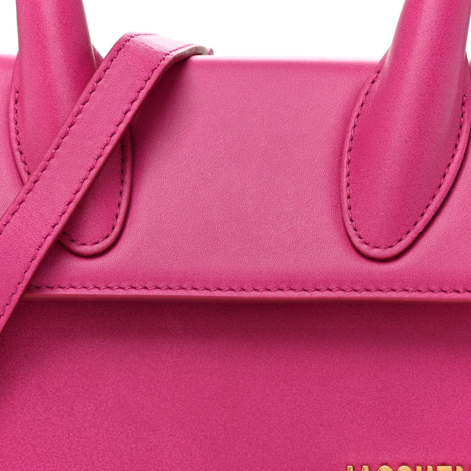 Jacquemus Smooth Calfskin Le Chiquito Moyen Dark Pink 7 of 10