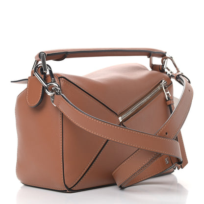 Loewe Calfskin Small Puzzle Bag Tan 3 of 9