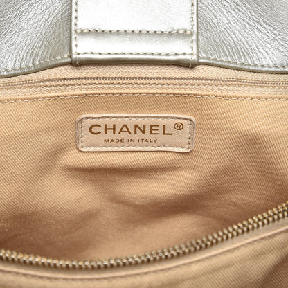 Chanel Metallic Calfskin Perforated Up In The Air Tote Silver 7 of 12