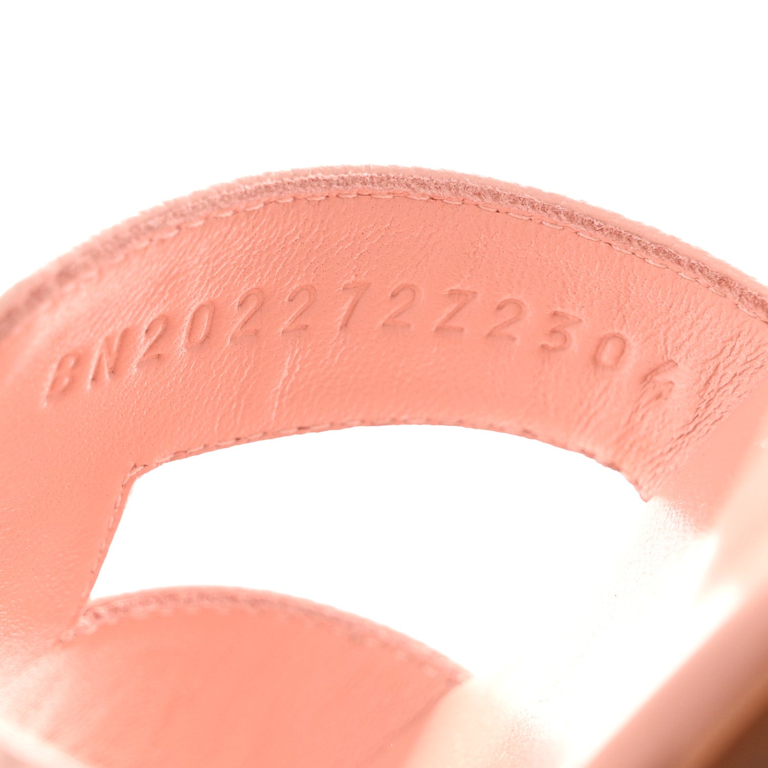 Hermes Epsom Oran Sandals 37 Rose Pale 8 of 9