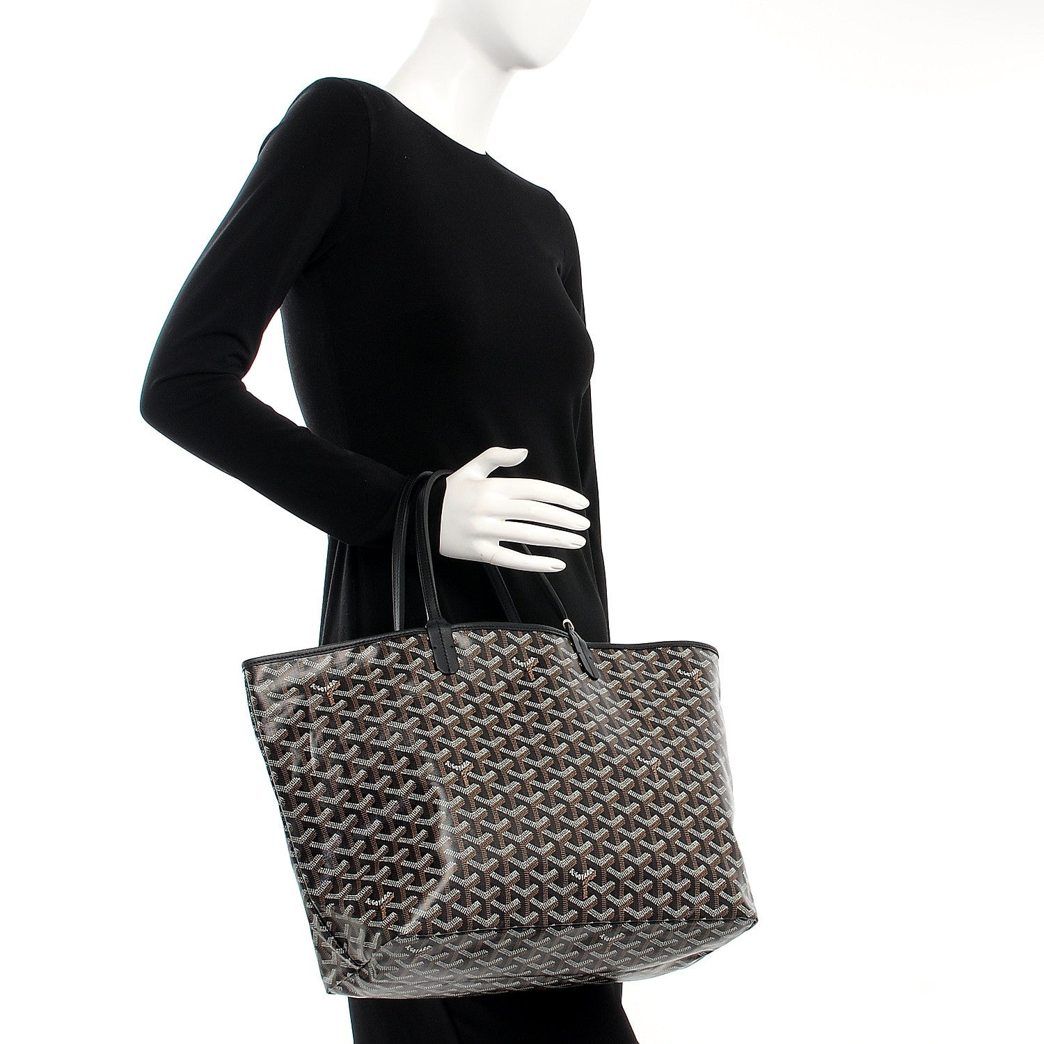 Goyard Goyardine Saint Louis PM Black 2 of 7