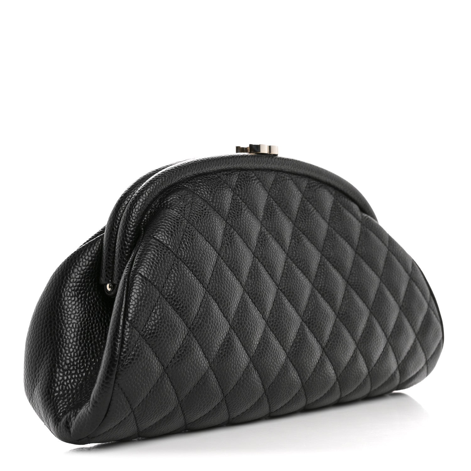 Chanel Caviar Quilted Timeless Clutch Black 3 of 8