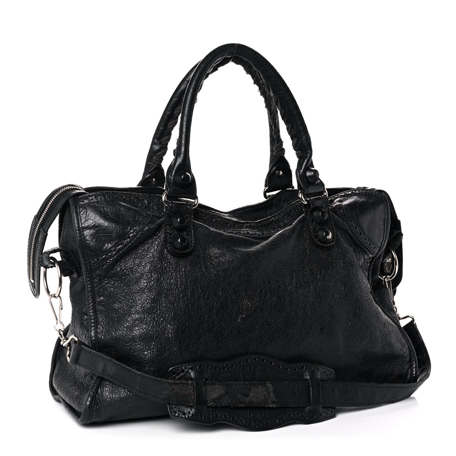 Balenciaga Agneau Giant Brogues Hardware City Black 3 of 20
