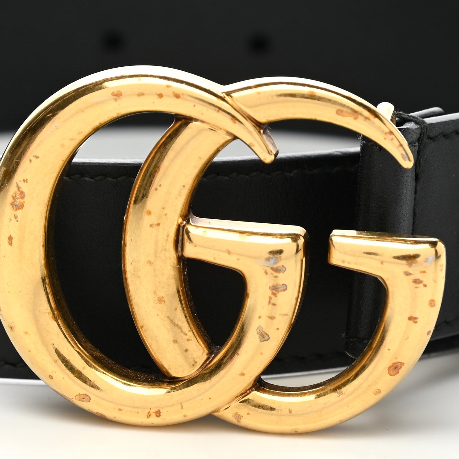 Gucci Calfskin Double G 30mm Belt 75 30 Black 7 of 8