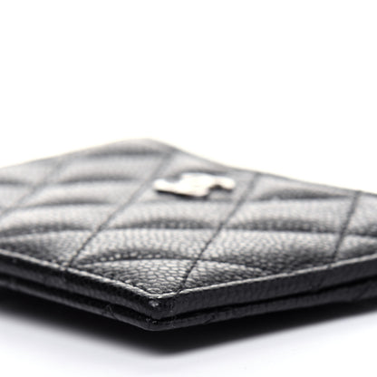 Chanel Caviar Quilted CC Zip Card Holder Black 18 of 22