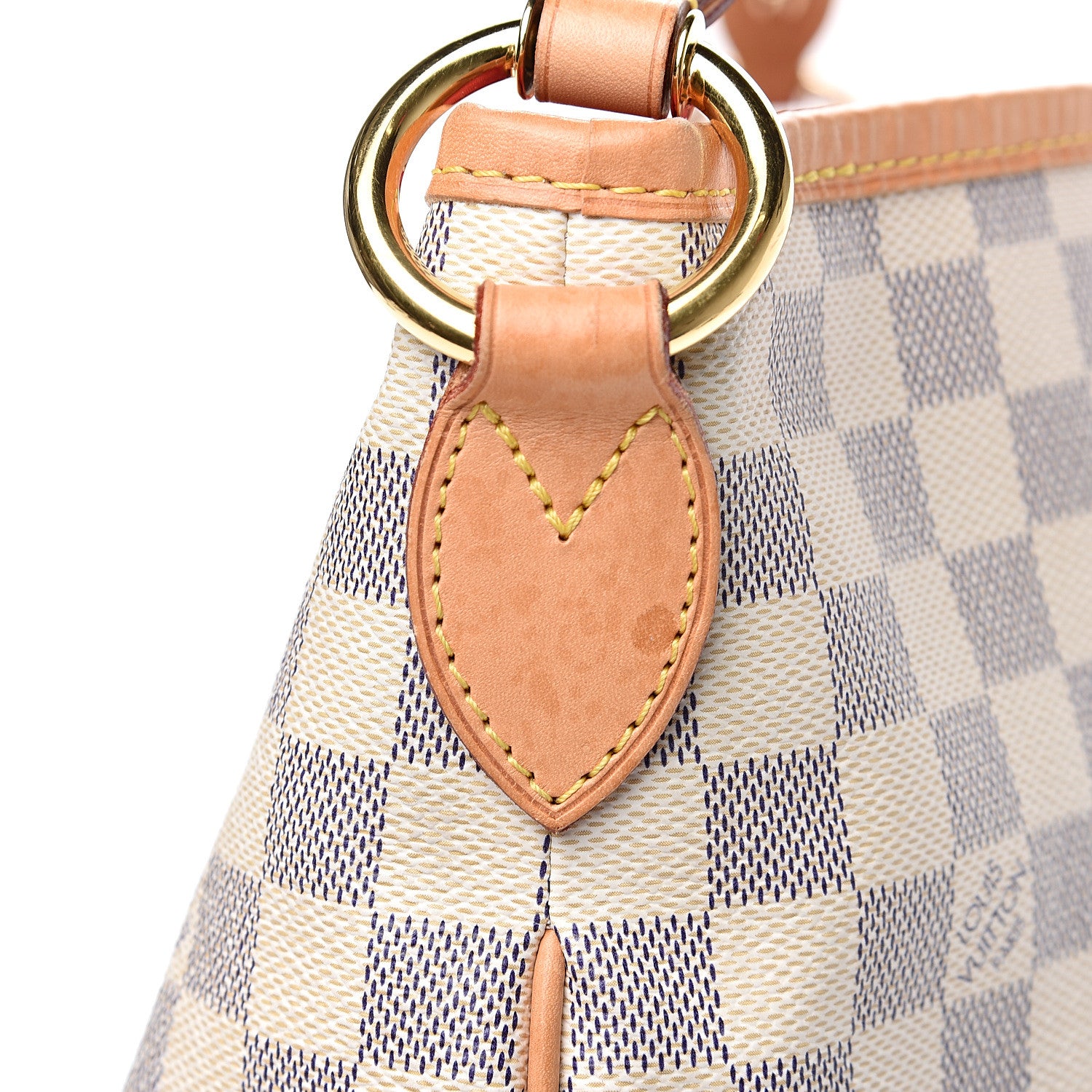 Louis Vuitton Damier Azur Delightful MM Pink 12 of 15