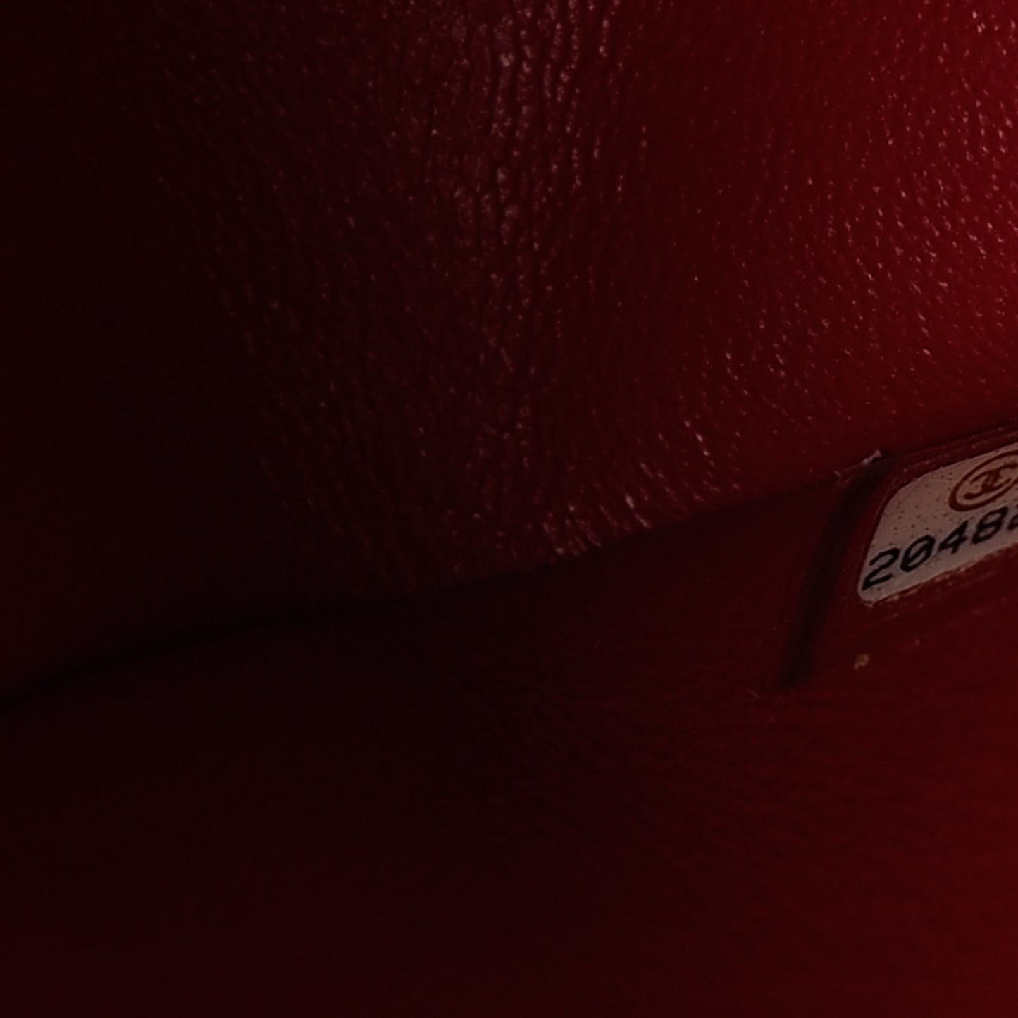 Iridescent Caviar Quilted Jumbo Double Flap Red