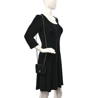 Chanel Lambskin Quilted Extra Mini Square Flap Black 2 of 10