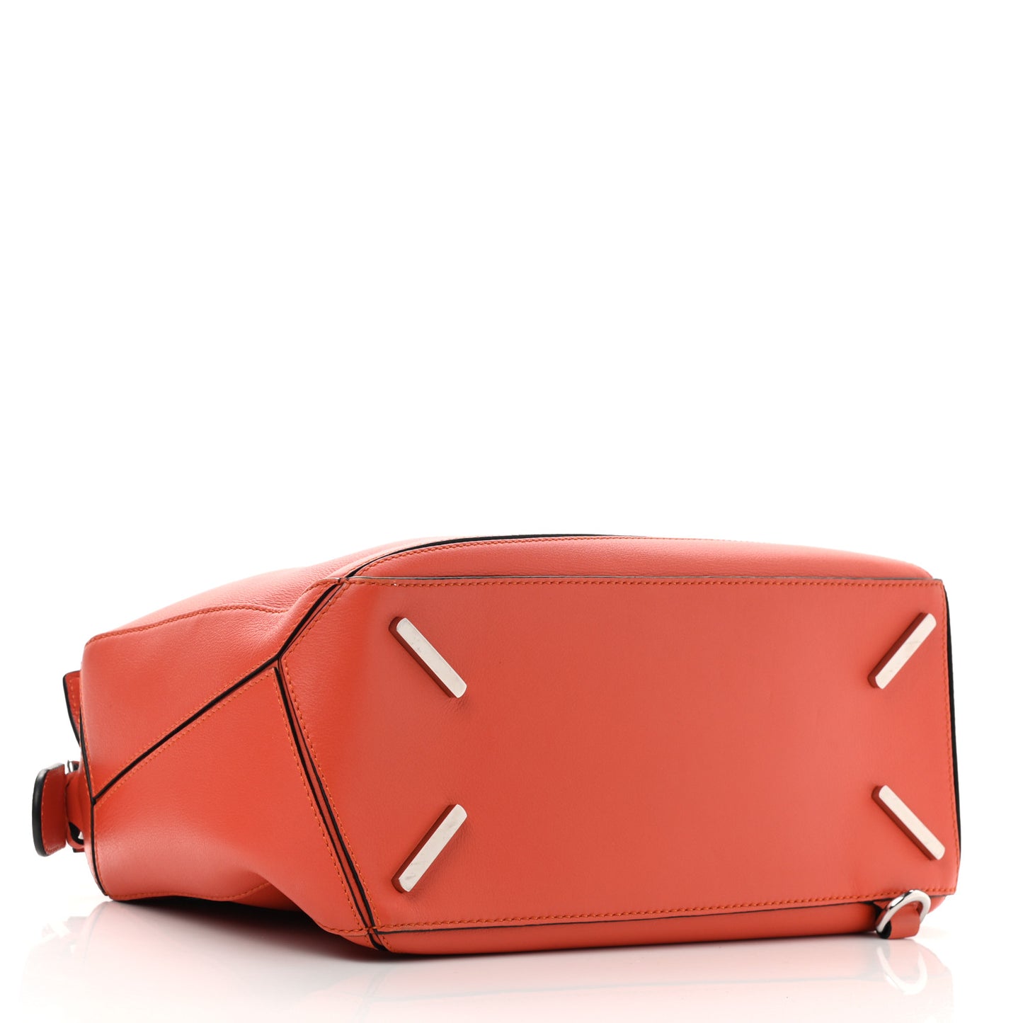 Calfskin Medium Puzzle Bag Coral