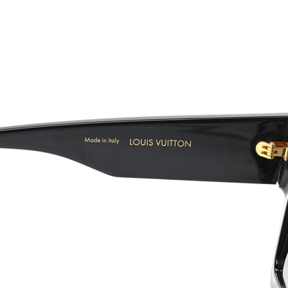 Louis Vuitton Acetate Cyclone Sunglasses Z1578E Black 6 of 8