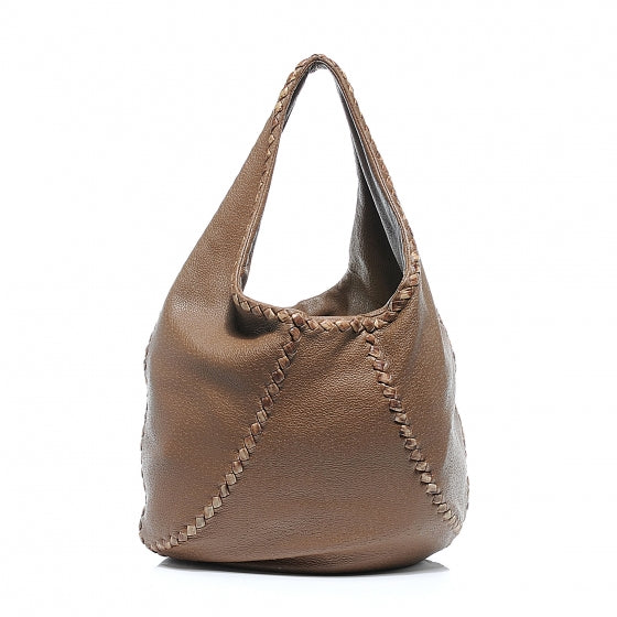 Perforated Leather Pekary Cervo Hobo Cigar