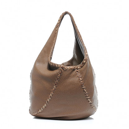 Bottega Veneta Perforated Leather Pekary Cervo Hobo Cigar 1 of 6