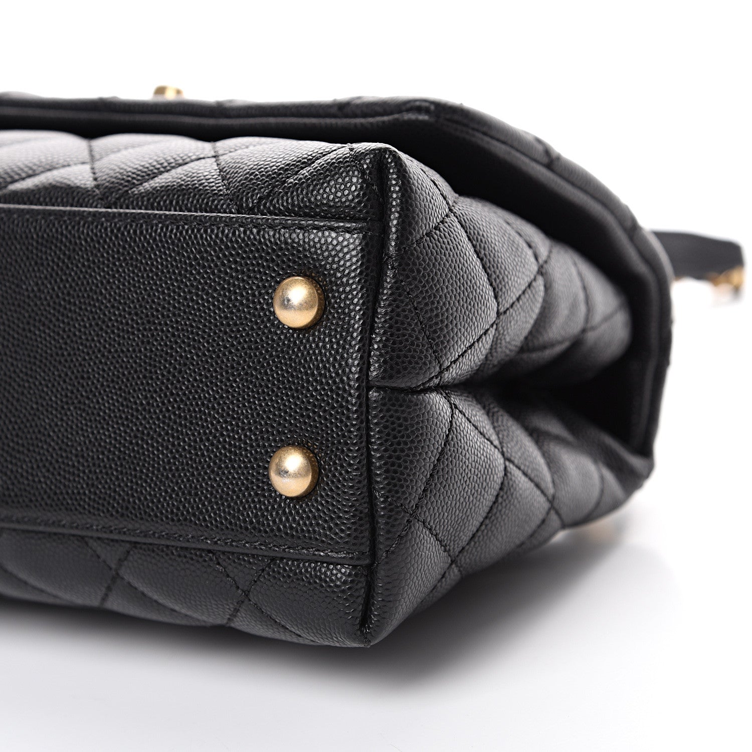 Chanel Caviar Quilted Mini Coco Handle Flap Black 9 of 10