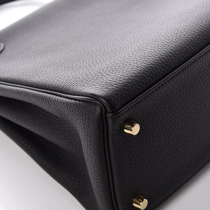Hermes Togo Kelly Retourne 28 Black 39 of 43