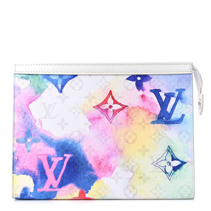 Louis Vuitton Monogram Watercolor Pochette Voyage MM Multicolor 1 of 10