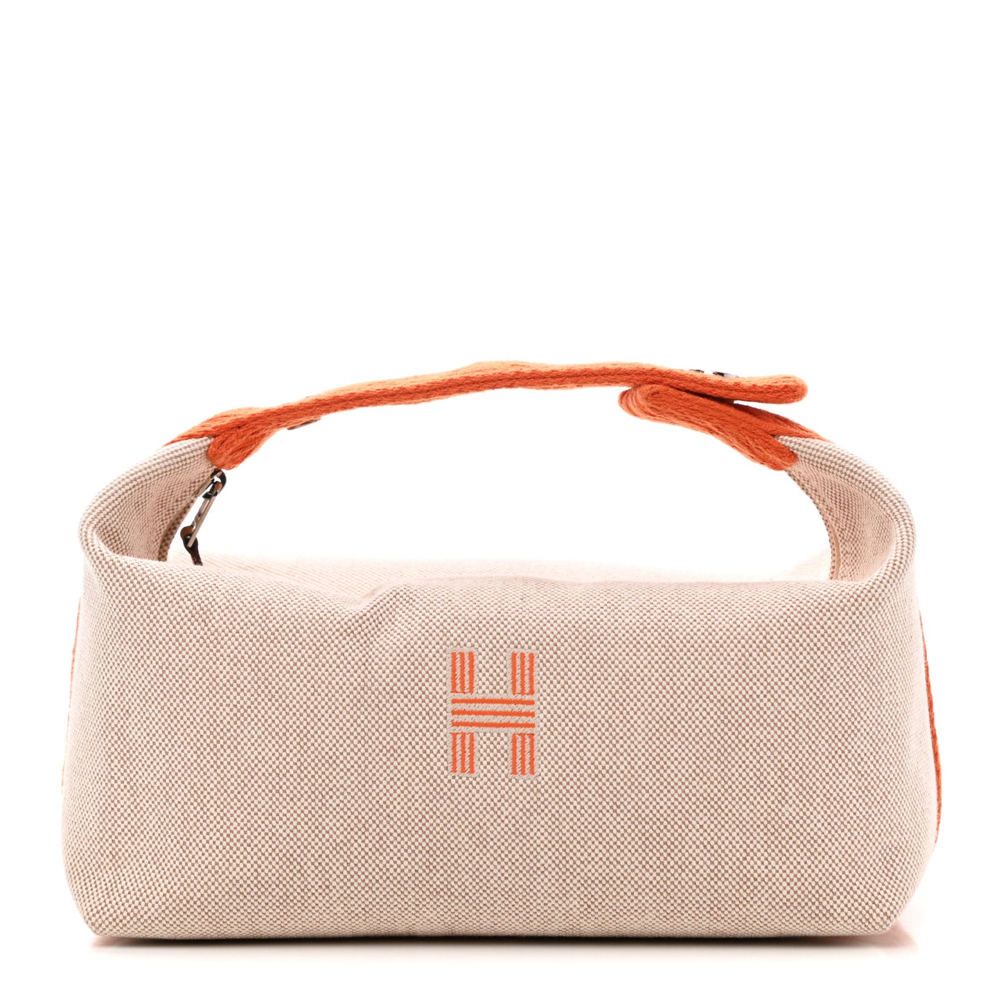 Canvas Small Bride-A-Brac Pouch Natural Orange
