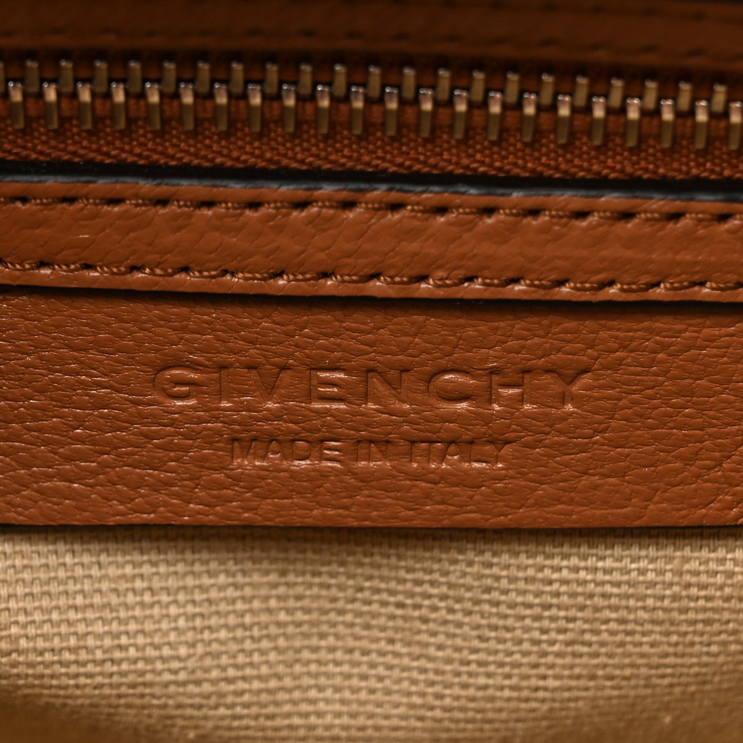 Sugar Goatskin Mini Antigona Pony Brown