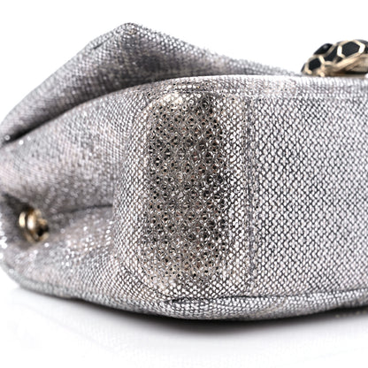 Bulgari Shiny Karung Matelasse Mini Serpenti Cabochon Crossbody Silver 7 of 8