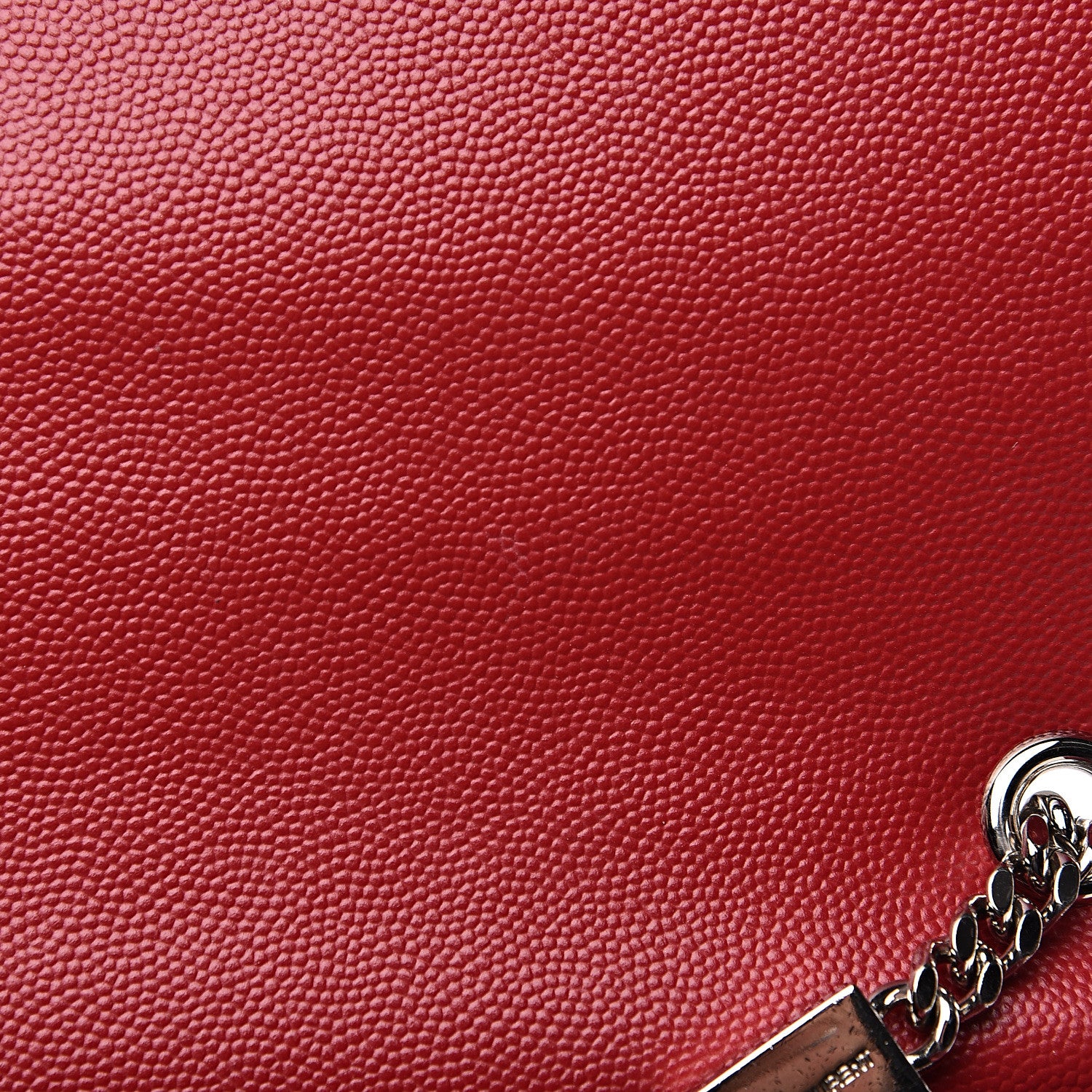 Saint Laurent Grain De Poudre Medium Monogram Kate Satchel Red 11 of 14