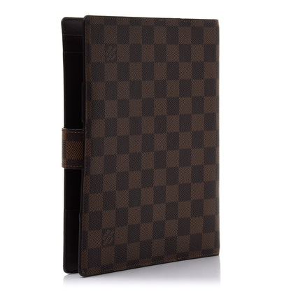 Louis Vuitton Damier Ebene Large Ring Agenda Cover 3 of 8