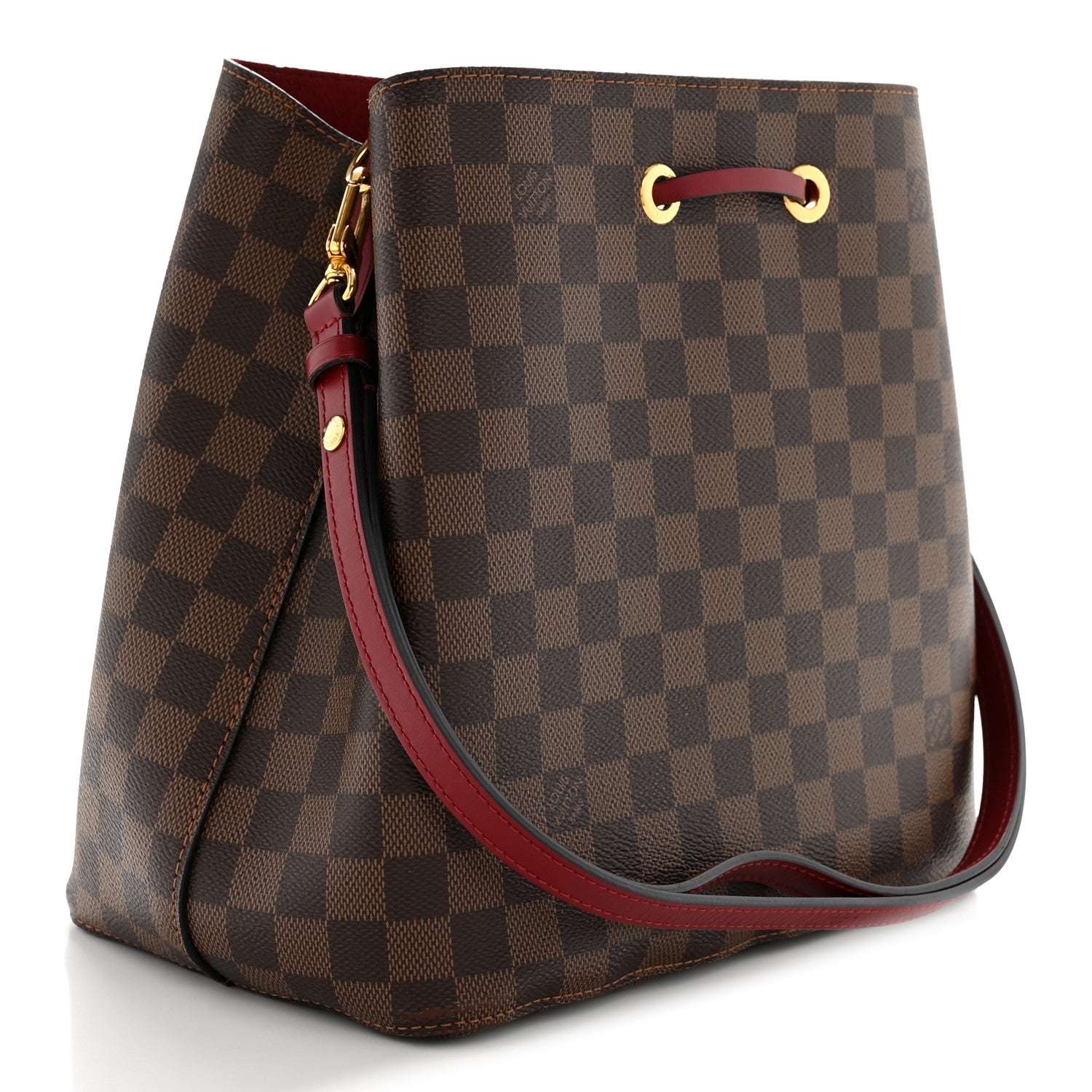 Louis Vuitton Damier Ebene Neonoe MM Cherry Berry 3 of 13